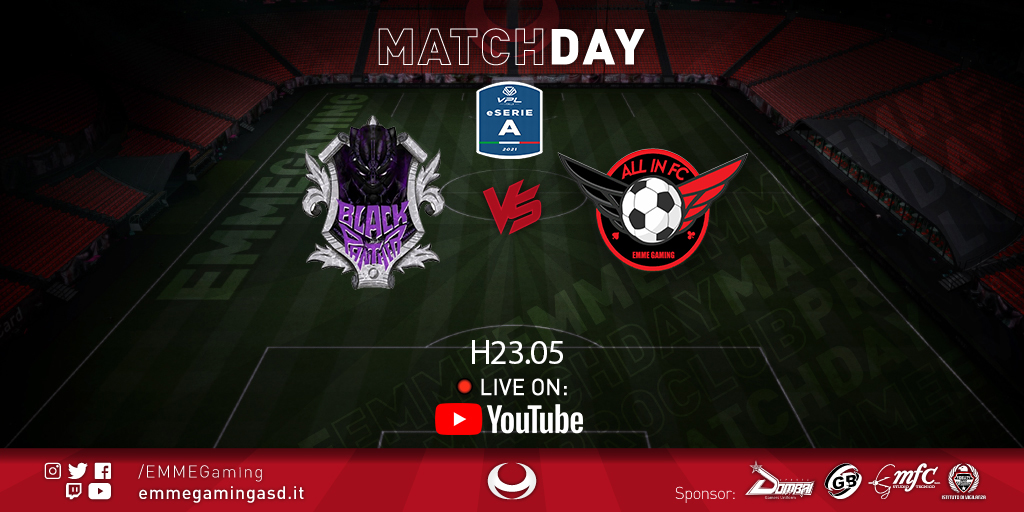 allinfc25's tweet photo. 🗓️MATCHDAY🗓️

🏆 @VPLItaly 

🆚 @BKP_PANTHER 

@EMME_GAMING_ 
@RTproclub @ProClubRTutto @HouseOfProClub @OffSidePage_ https://t.co/e0YrWPE6IM