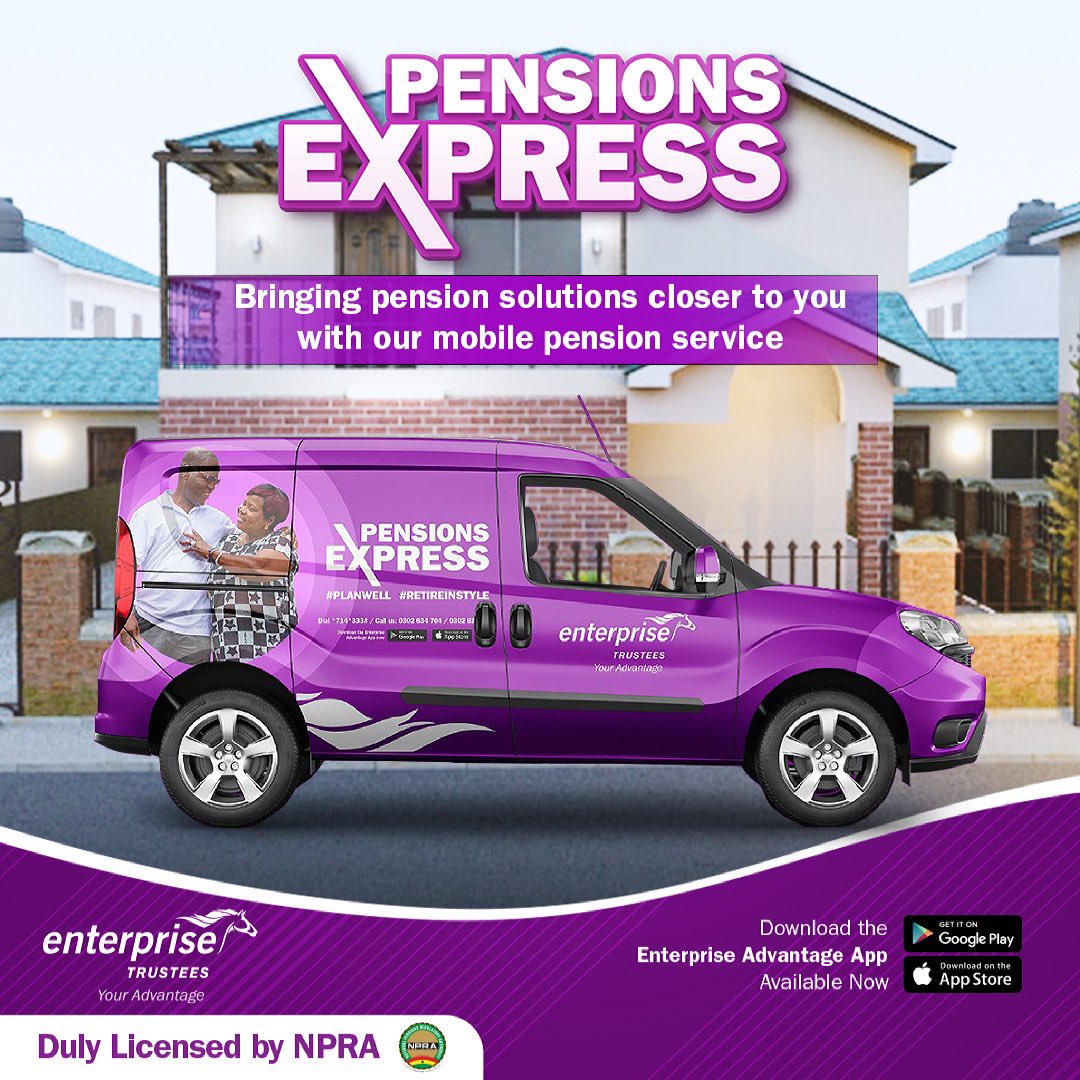 enterprisegh01's tweet photo. Throwback to when our distinguished invited guests joined us in launching our Pensions Express. A new dawn in pension for Ghanaians. #EnterpriseTrustees #DigitalEnterprise #YourAdvantage https://t.co/aK6FEb1MPk
