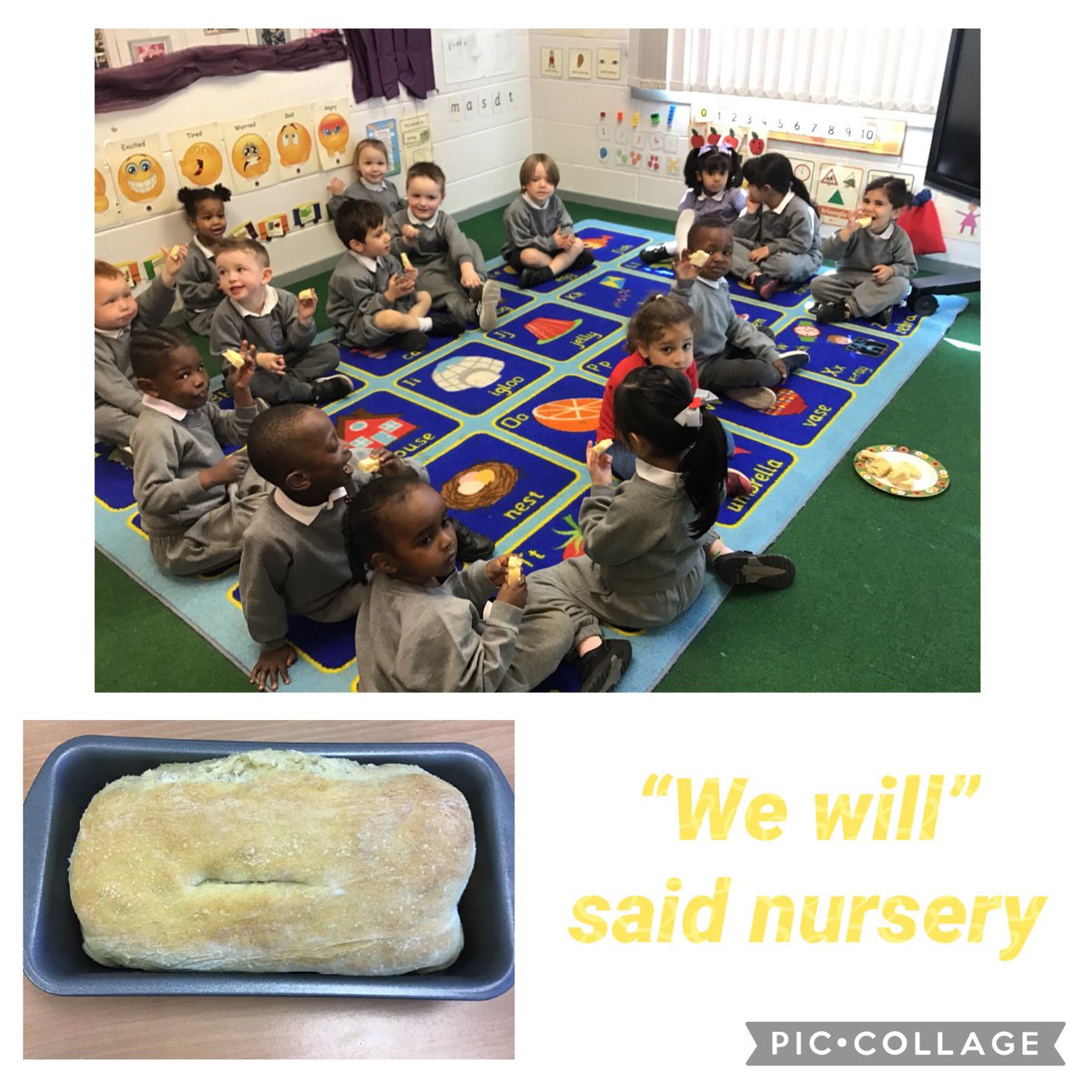 HolyFamilyL8_FS's tweet photo. βWho will help me eat the bread?β Said the Little Red Hen #TheLittleRedHen #makingdough #bakingbread https://t.co/JWuvvxSfCn