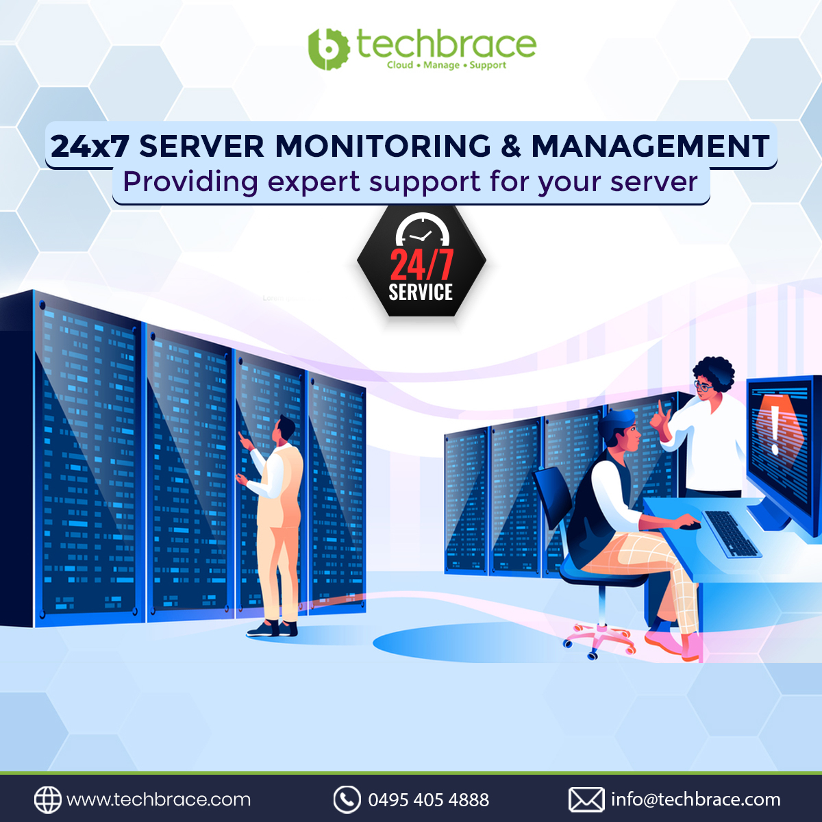 Tech_Brace's tweet photo. We are all set to professionally monitor and manage your server by ensuring uninterrupted performance 24x7.
visit: https://t.co/u3sFE5tehf
#ServerMonitoring #servermanagement #cloudmanagement #serversecurity #techbrace #calicut #kerala https://t.co/wsdbZLWHA2