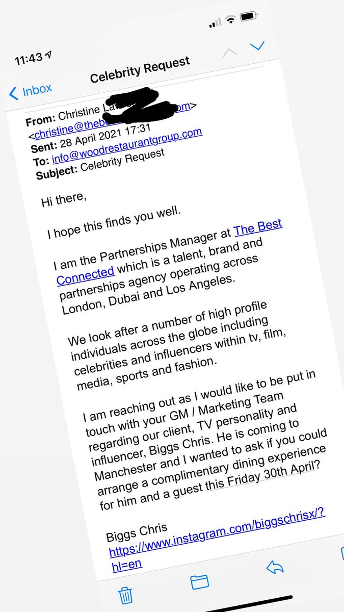 Some people are mind numbingly ignorant.

After what hospitality has been through jokers like this are still savaging freebies in the name of influence 

Get in the bin..... scrounging insensitive fools....