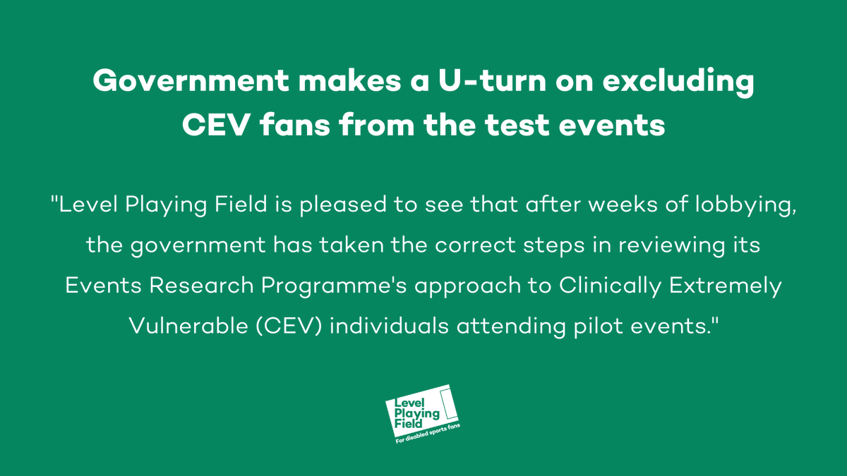 lpftweets's tweet photo. The original guidance had the potential to set live sport on a dangerous path of exclusion and discrimination.
This change allows CEV fans to choose and make their own risk assessments to attend live sport, just like everyone else.
Full statement: https://t.co/dC8SMJAlZ8 https://t.co/qwGmoSBFFP