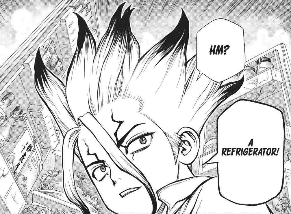 Dr Stone Trivia Fun Fact The Contents Of The Refrigerator Changed Between The Manga And The Anime Specifically To Show Off That The Whole Door Is Filled With Several