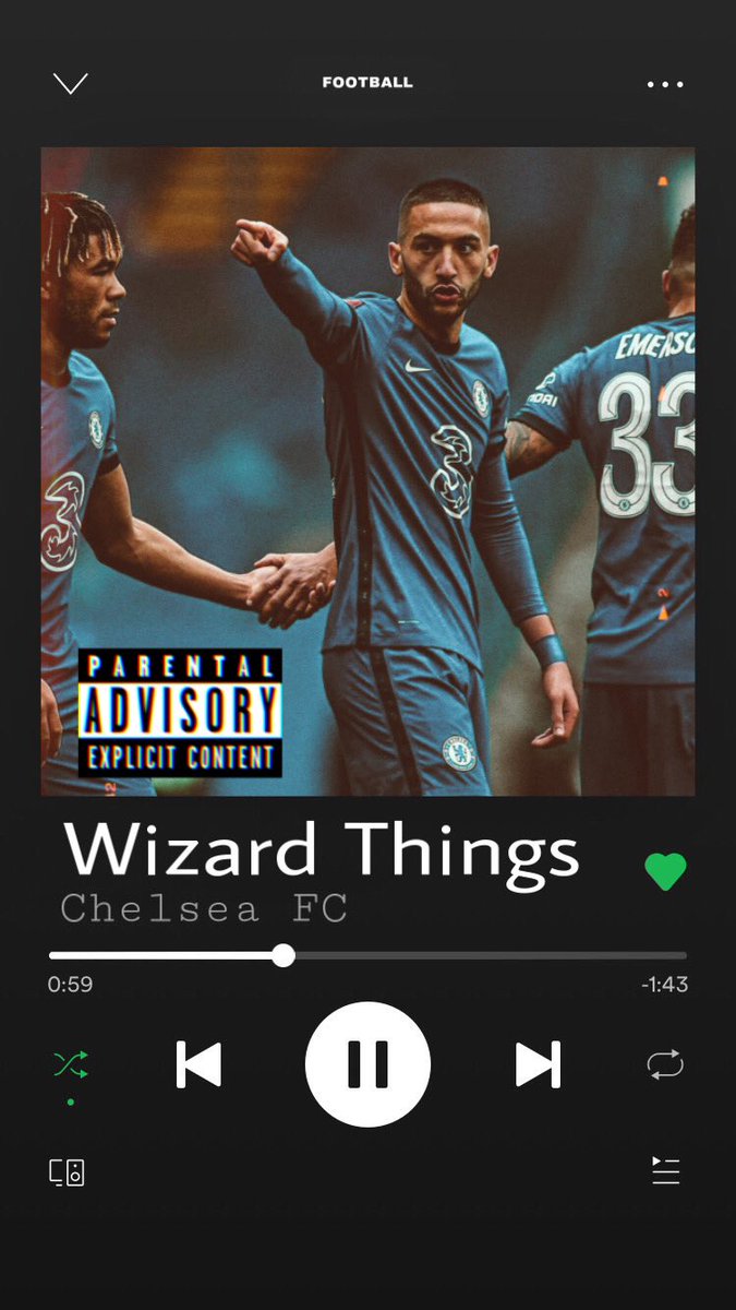 If  @ChelseaFC had a Spotify album, a thread:Nabbed the idea from  @virgilvanxan