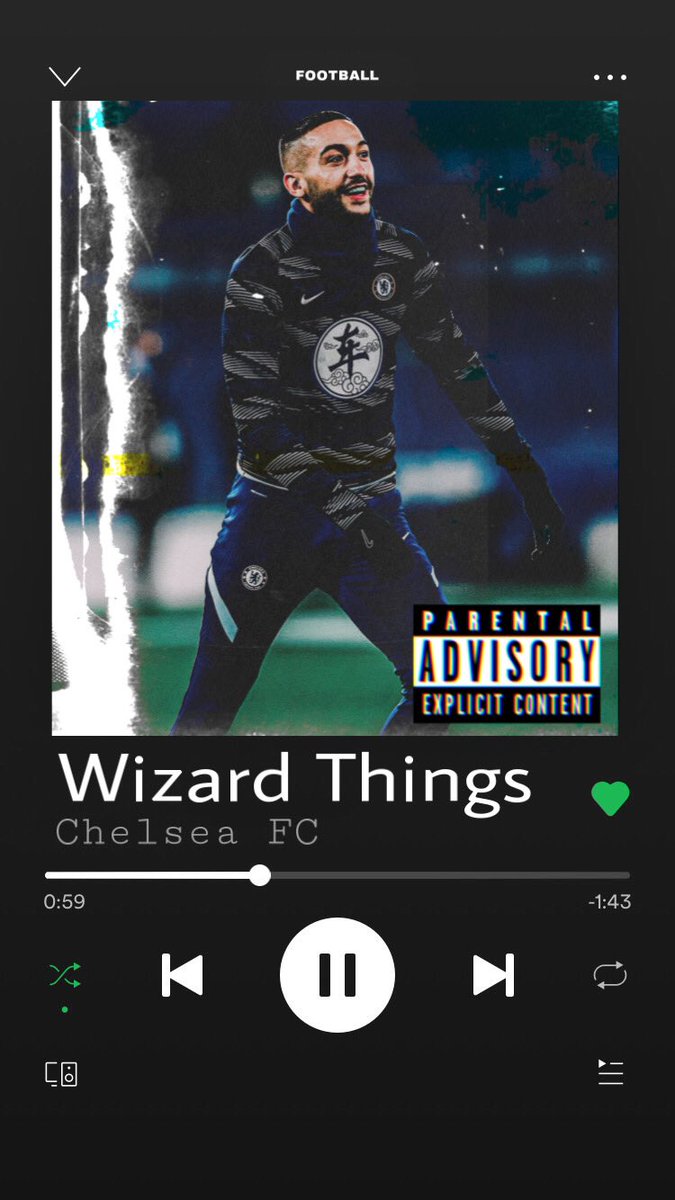 If  @ChelseaFC had a Spotify album, a thread:Nabbed the idea from  @virgilvanxan