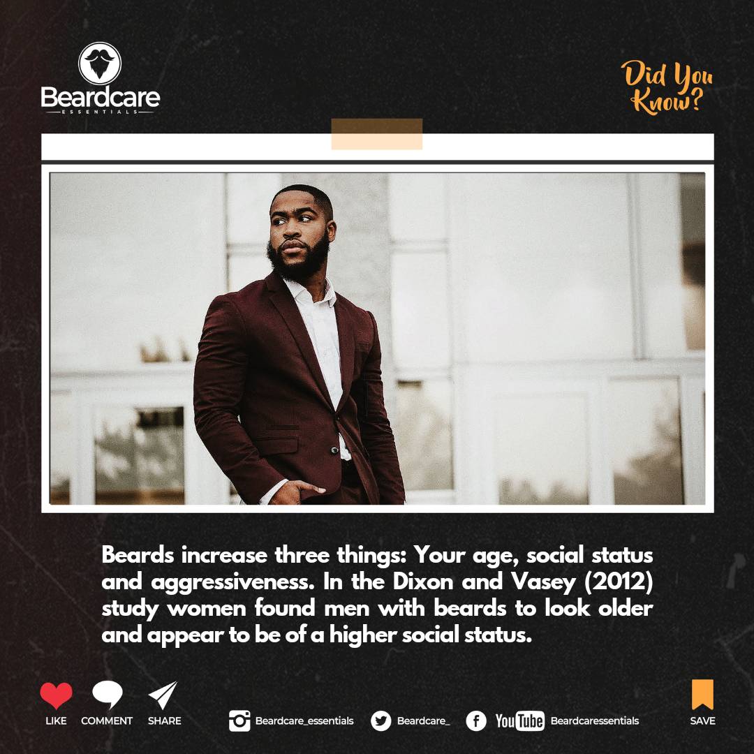 Beardcare_'s tweet photo. In the same study which the fact below was discovered, it was said that men with beards had a more aggressive appearance when they were angry verse an angry clean-shaven man.

 #leadership #inspiration #love 
 #beardcareessentials #beardoils #beards #beardcare #facts #myths https://t.co/s2ab8HKuwK