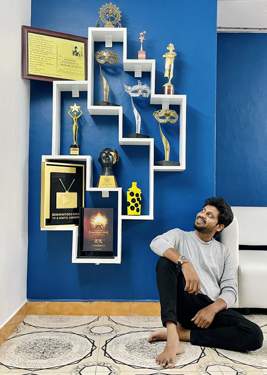 rio_raj's tweet photo. I finally got this shelf and arranged all these to remind me of where I started and all that I have been through and to where I am. And more importantly, to keep running till I fill the whole wall with this! https://t.co/pWF2qKKyyT