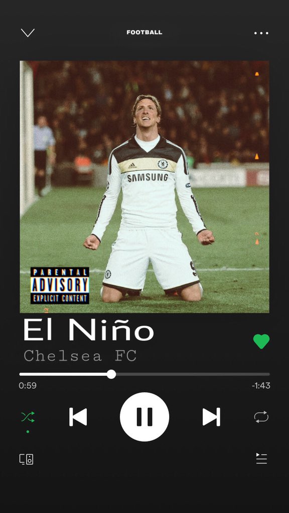 If  @ChelseaFC had a Spotify album, a thread:Nabbed the idea from  @virgilvanxan