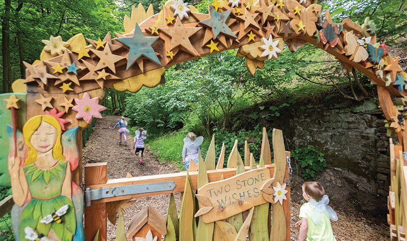 Studfold's tweet image. Welcome back to Studfold Fairy Adventure... Lots of smiley faces when our explorers see the new fairy houses and play area🧚‍♀️🌈 #FairyTrail #YorkshireDales @Welcome2Yorkshire
