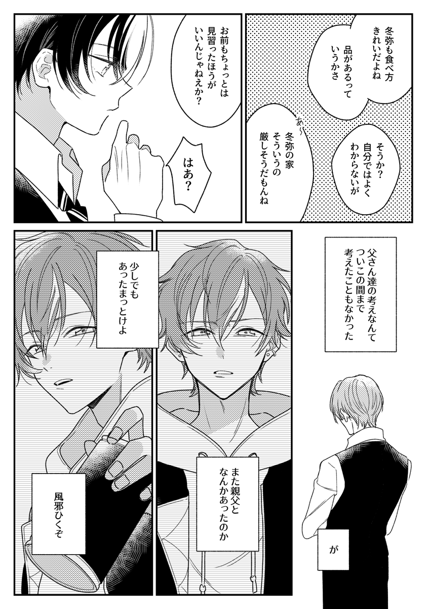 受けとっている話(彰冬+杏こは) 