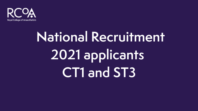 The most recent recruitment round saw a record number of applicants to both CT1 &amp; ST3 programmes for August 2021. 

We know there will be some who will be disappointed by not receiving an offer. 

Take a look at our full statement: bit.ly/3e3aj3O
