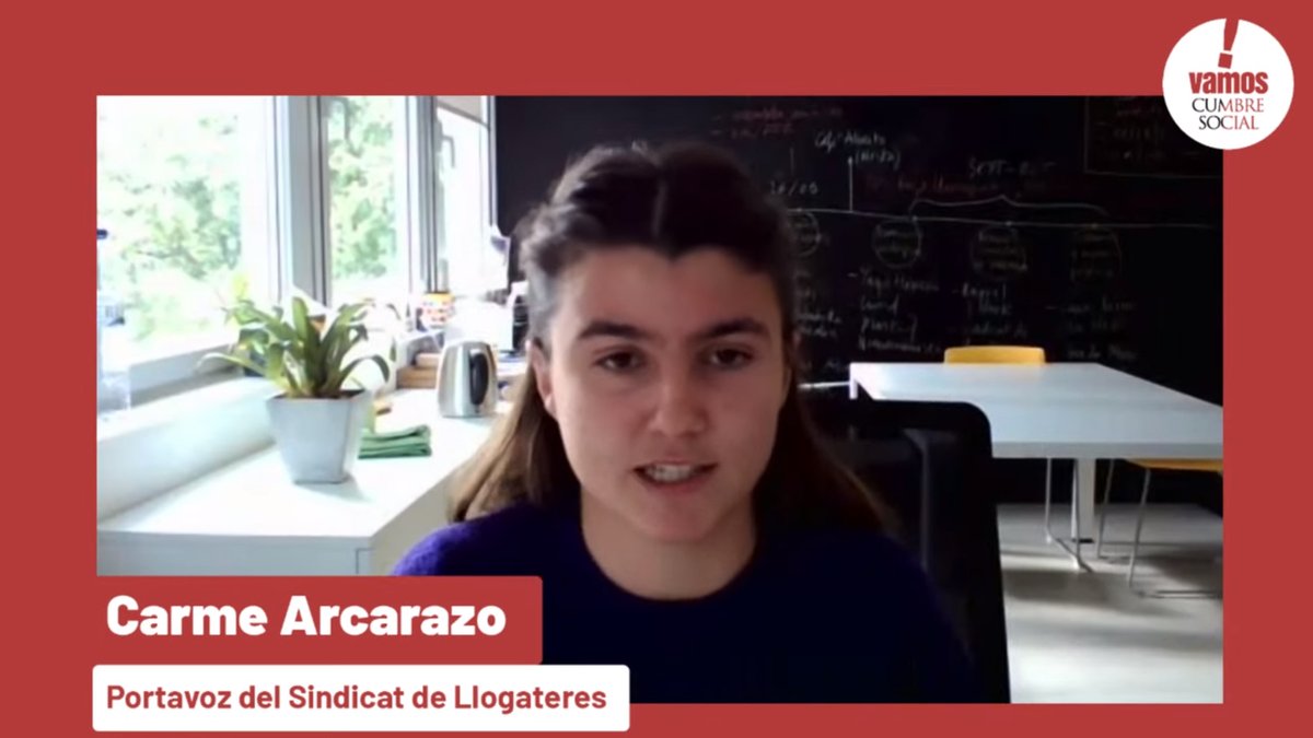 SocialcumbreS's tweet photo. Estamos en #directo en el evento "Por el derecho al acceso a una #viviendadigna" ahora @carmearcarazo   de @SindicatLloguer 
https://t.co/7eYDAPalIC
@UGT_Comunica @CCOO @ANGCONPAS
@cesida_esp @ARI_PERU @pahvallekas @PAH_BCN
@PAHMadrid @_CJE_ @PaulaGuisande @adelacarrio https://t.co/ZK6EckCELT