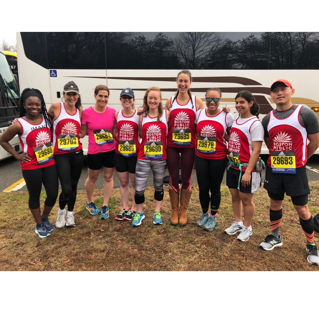 BPLBoston's tweet photo. Run the 2021 @bostonmarathon on Team BPL! 🎽 Sign up for the virtual marathon (10/11/21) and help us raise money for after-school education.
Pictured are Team BPL members from past years.
Learn more: https://t.co/vaAk1l7rYg
Apply: https://t.co/zKUaNkp39X https://t.co/khYL2zZHEC