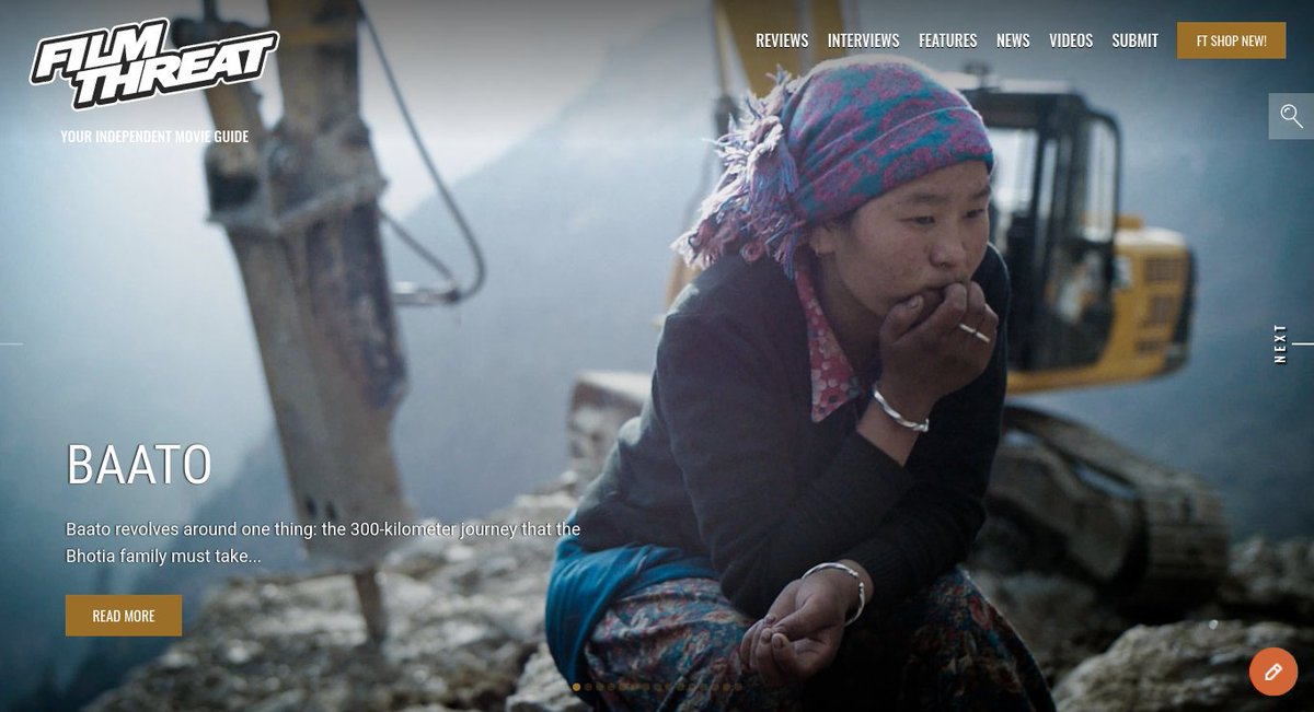 FilmThreat's tweet photo. "...the 300-kilometer journey that the Bhotia family must take part in to reach local markets..." Baato shows Liam Trump the hard lives of the unseen.
https://t.co/6eRemhRXHt #SupportIndieFilm #Baato #Documentary https://t.co/IAKcjD8VGY