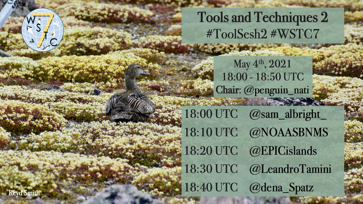 penguin_nati's tweet image. I&apos;m ready to Rock #WSTC7! Once more, I&apos;ll be chairing sessions at this amazing conference! Starting with

Lista para rockear #WSTC7! Un año mas estaré moderando sesiones, comenzando por

#ToolSesh2 4 May-18:00 UTC 
@sam_albright_ @NOAASBNMS @EPICislands @LeandroTamini @Dena_Spatz