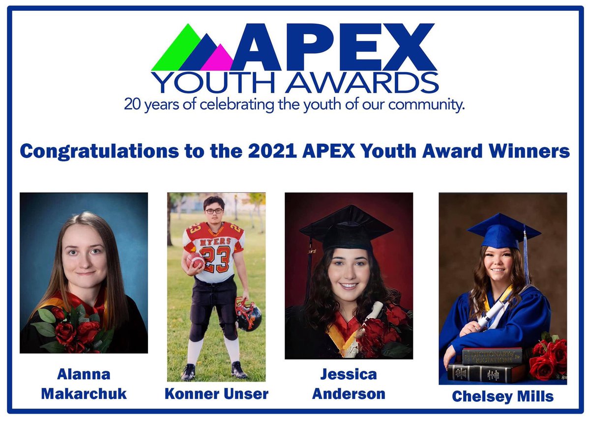 Congratulations to all APEX youth award winners! #rebelpride <a href="/wr_myers/">WR Myers High School</a> <a href="/Horizonsd67/">Horizon School Division</a>