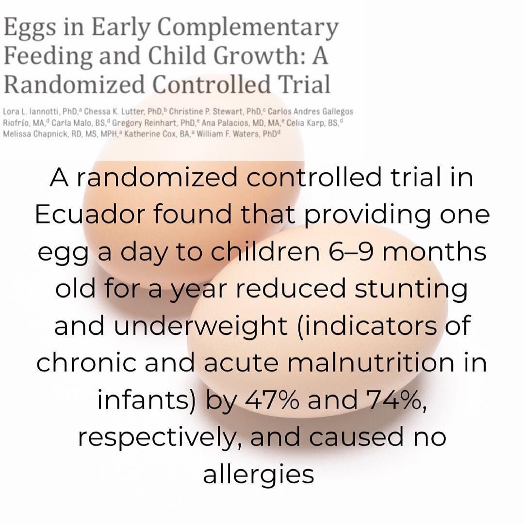 #RealFoodRocks

It’s insane that there was decades of ‘expert advice’ that eggs were bad. Because...cholesterol and natural fats.

Nice to see good science catching up to cultural wisdom and practice. No human passed on eggs prior to 20th century. All cultures treasured them.