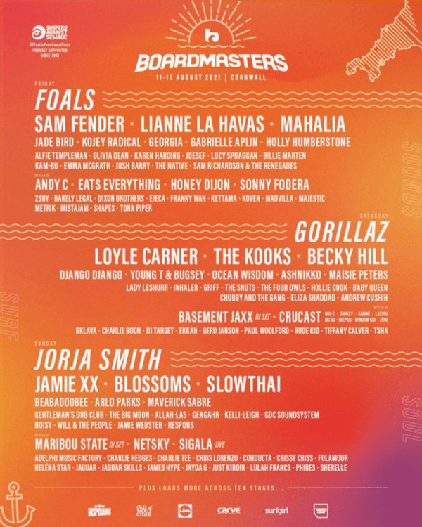 Also on the line up are Sam Fender, Loyle Carner, Jamie xx, Lianne La Havas, The Kooks, Blossoms, slowthai, Eats Everything, Django Django, & a whole host more