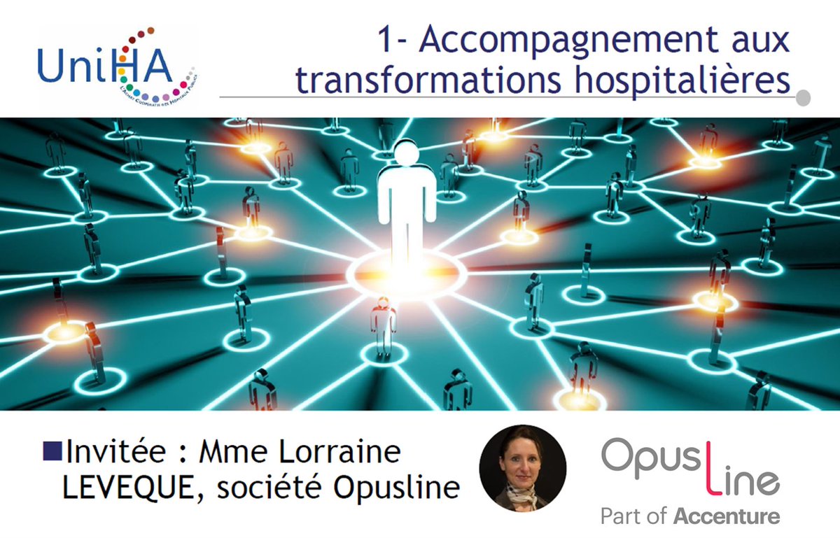 [Hôpitaux] <a href="/OpusLine/">OpusLine</a> participait aujourd’hui à l’évènement de l’<a href="/UniHA_hopital/">UniHA</a>. L’occasion pour nous de promouvoir le marché cadre « Accompagnement aux transformations hospitalières » 

Merci <a href="/UniHA_hopital/">UniHA</a> pour cet événement !

#GHT #Processus #Transformations #Sante