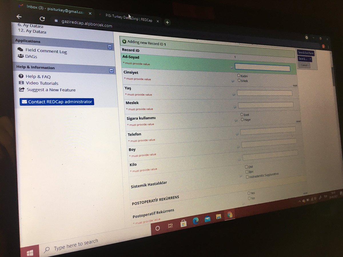 SON DATA GİRİŞİ 10 HAZİRAN 📈
Bizler REDCap’teyiz. Ya siz??? 🐈