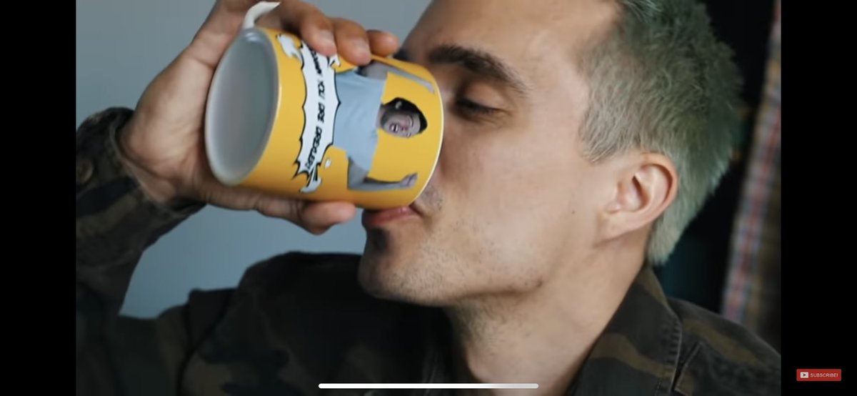 my favorite thing of all is that he ends the video saying: “remember guys, do you... remain authentic to who you are, regardless of what people say or think about you... even if you get roasted by a couple other youtubers, I mean... idk” and takes a sip from a CODY KO MUG