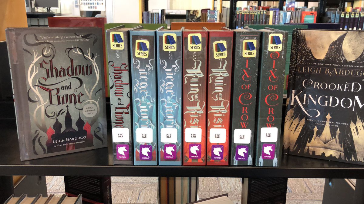 PHS_Library_'s tweet image. Have you seen #ShadowandBoneNetflix ? Come read the series that inspired the show! #thebookwasbetter #myweekendisbooked