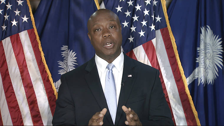 GOP Sen. Tim Scott suggests Democrats use race as political weapon