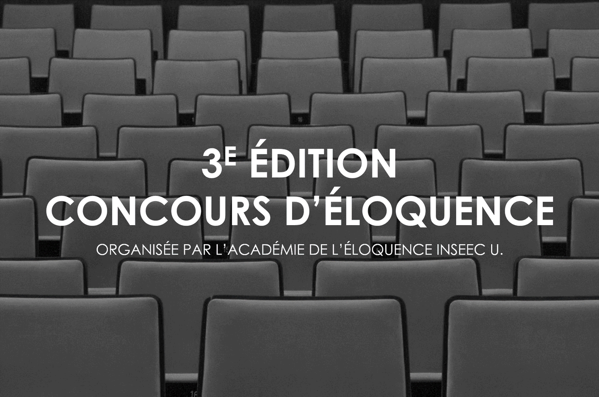 Retour du concours #étudiant d'#éloquence INSEEC U., organisé par notre Académie de l'Éloquence !
➡️ Les inscriptions sont closes, nous avons déjà 35 vidéos d'élèves de nos 16 écoles.
➡️ RDV la semaine prochaine pour la sélection des 12 demi-finalistes ! #staytuned cc <a href="/EricCobast/">Eric Cobast</a>