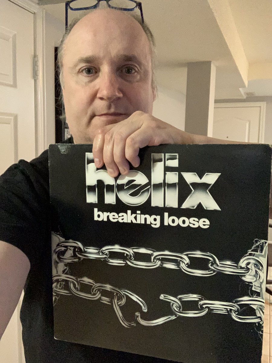 MetalheadMarv's tweet photo. Scored some good Canadian Rock Music today!! Love getting vinyl records and especially the band’s first one!! #HelixTheBand #CanadianRock #BreakingLoose @helixtheband https://t.co/DuIT9gRqtY