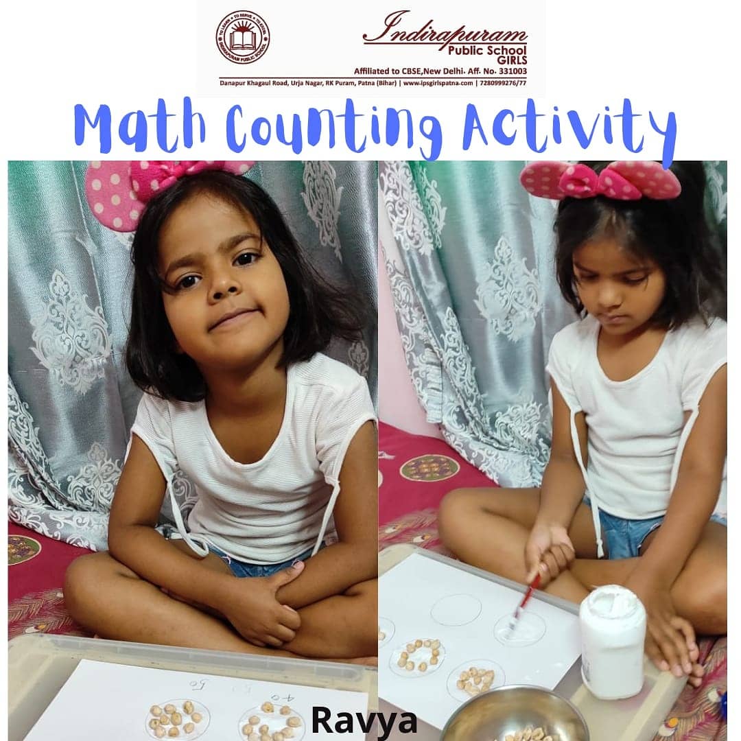 ipsgirlspatna's tweet image. Students need to learn the meaning of counting by using counting skills in a variety of meaningful situations.
Math Counting Activity.
#MathActivity  #Cognitiveskill #Grossmotorskills #Development #Happylearning #Activitybasedlearning  #Montessori #ipsgirlsrock #indirapuramschool