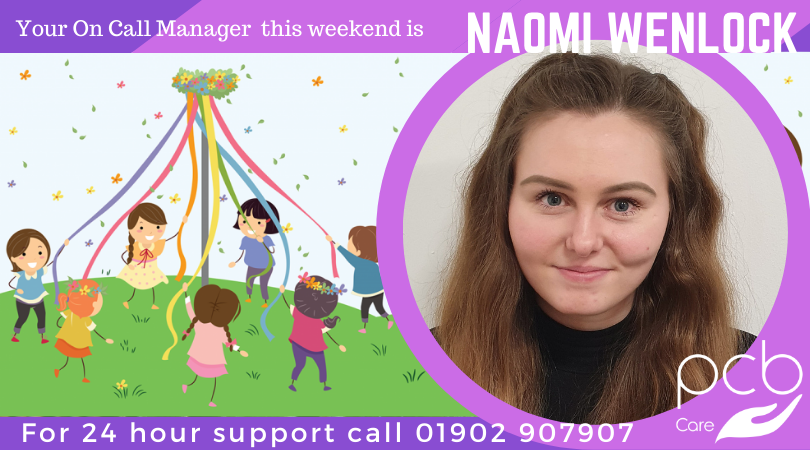 pcbwolves's tweet photo. The on call manager supporting the PCB Care West Midlands branch this weekend is Naomi Wenlock. For 24 hour support please call 01902 907907 #compliantcare #oncall247 #weekend  #support #everydayisdifferent #youcouldntbeinsaferhands https://t.co/1lqXO940Ls