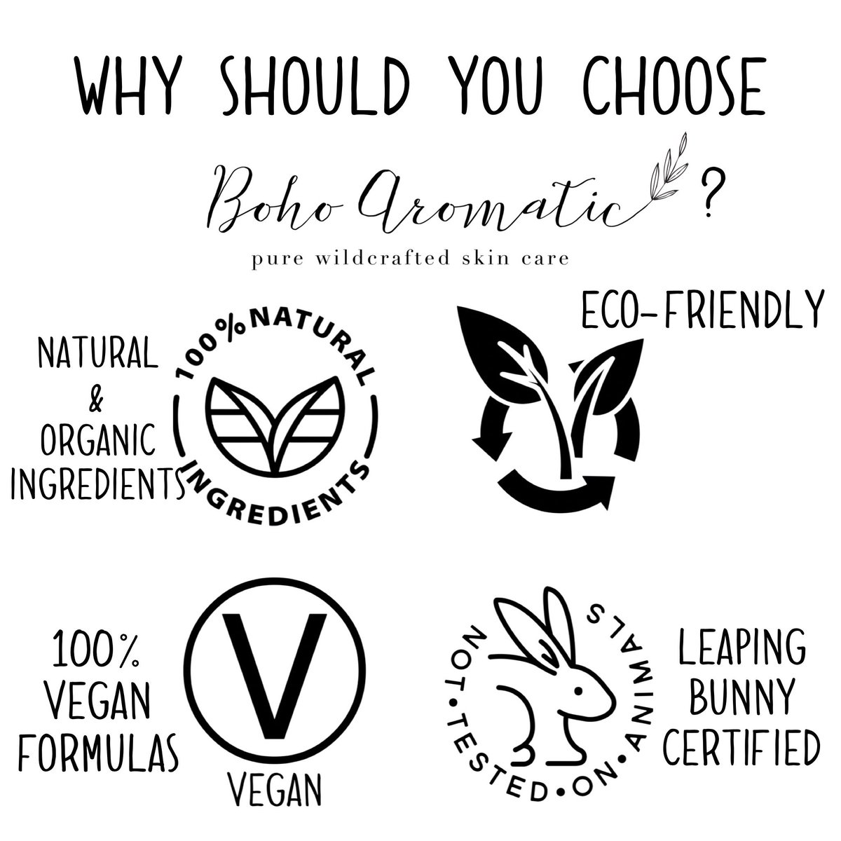 BohoAromatic's tweet photo. Why?🙌❤️ 1️⃣Natural & Organic Ingredients 2️⃣ Vegan Formulas 3️⃣ Eco-Friendly /Sustainable 4️⃣ Cruelty-Free 💓 #greenbeauty #skincare #naturalskincare #businessonamission #indieskincare #indiebeautybrand #botanicalbased #amazonfinds #bohoaromatic Amazon 🇺🇸 or https://t.co/bz4wBDoaFP https://t.co/9YOxK7BXsO