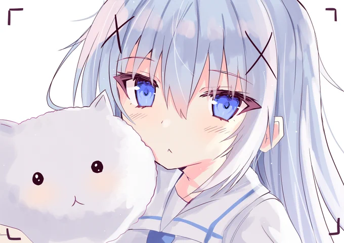 「ほらほら、チノちゃん笑って!」「…」なかなか笑顔を見せないチノちゃんかわいい
#ご注文はうさぎですか 