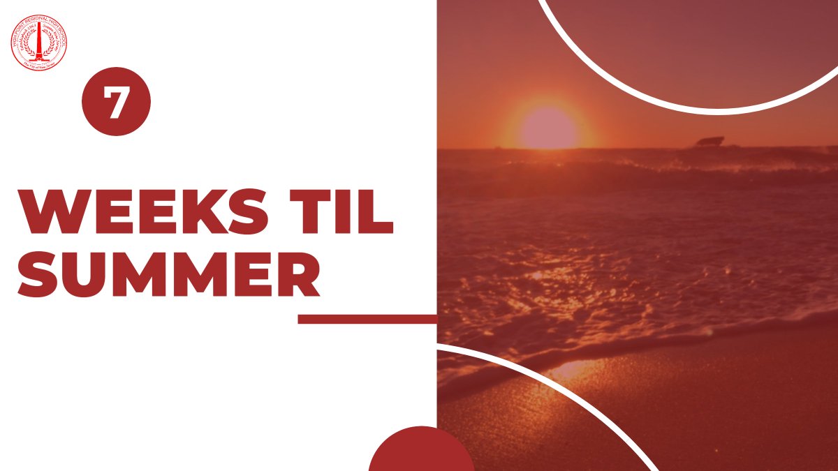 7 weeks to go, Wildcats! ⛱️🩴☀️🕶️🥳 <a href="/HPRwildcats/">High Point Regional High School</a> @hprhs_madeleine @hprhs_elizabeth #hpwildcats #summercountdown #gowildcats #topofnj