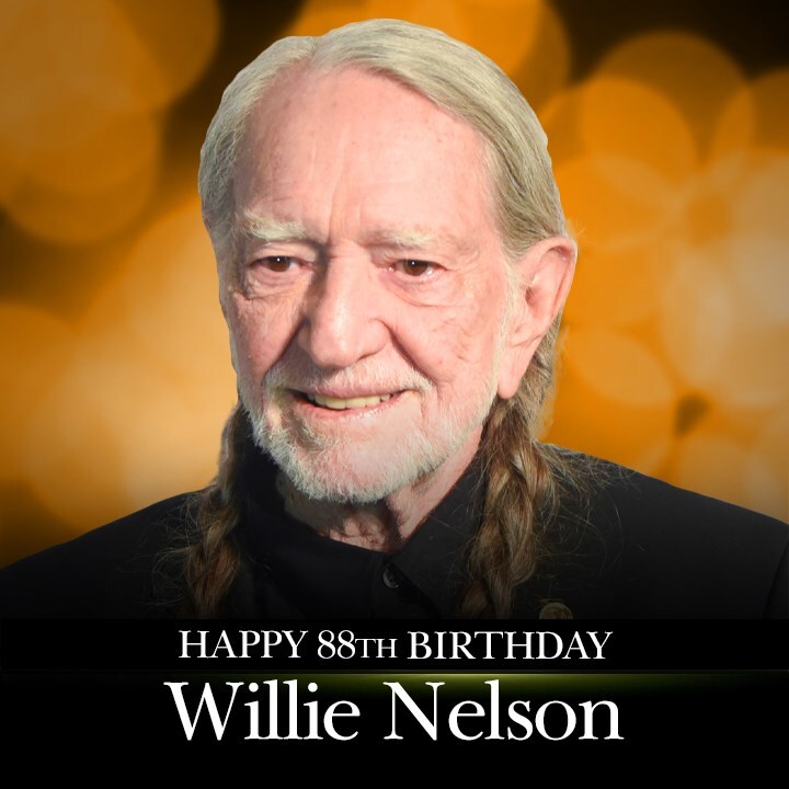 HAPPY BIRTHDAY! Country music legend Willie Nelson is celebrating his 88th birthday today.     