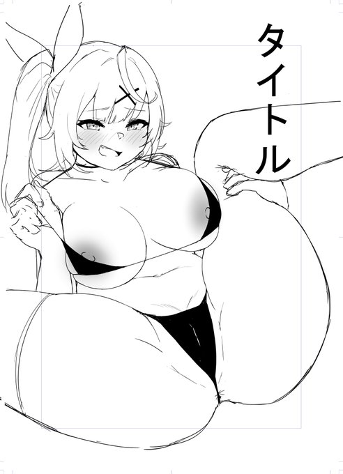 にじそうさく表紙ラフ 