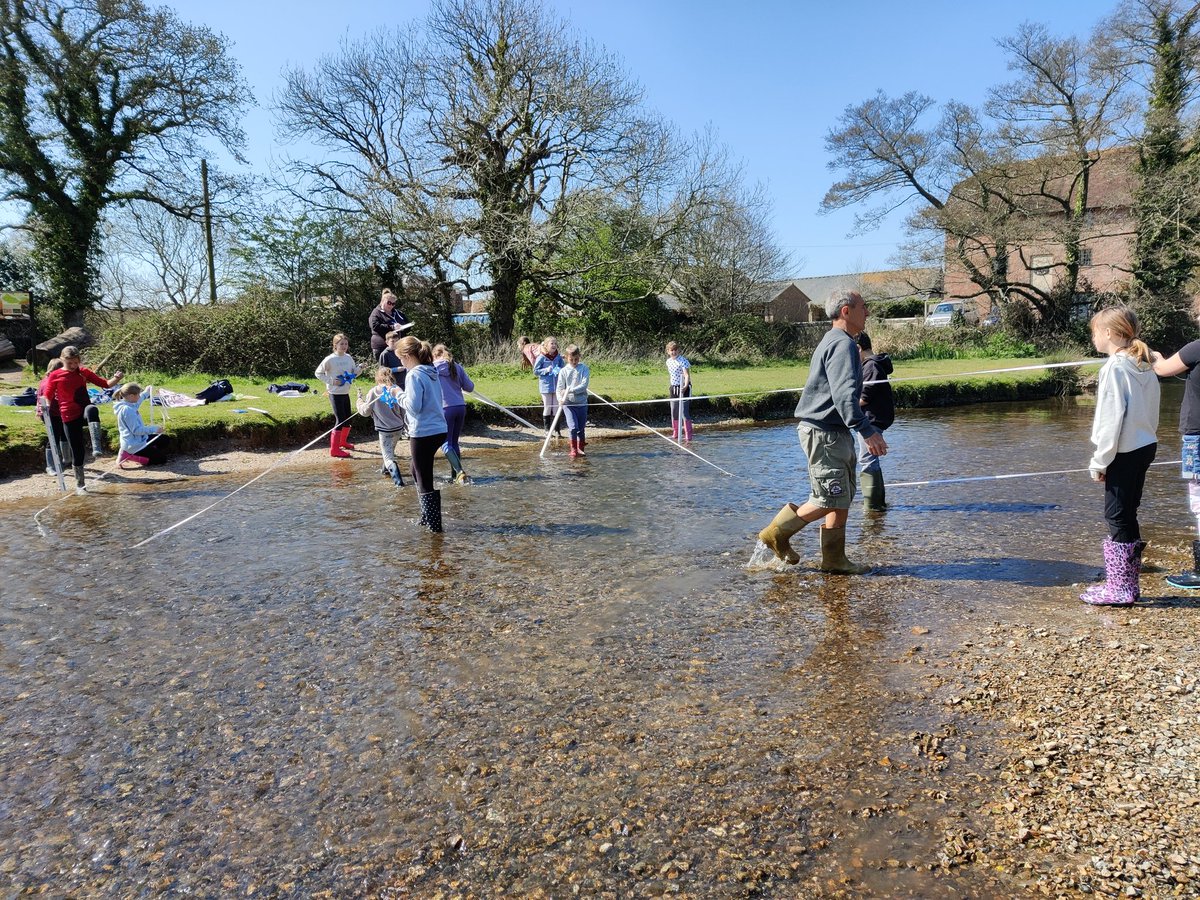 A wonderful day with a local primary school, studying the river Piddle and how it changes downstream, as well as the biodiversity. 
The students all had a brilliant time and there were quite a few soggy socks! 

#fieldwork #riverstudy #geography #biology #learningoutside