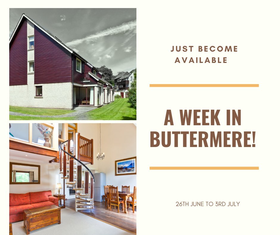 BridgeLakes's tweet image. Fancy a week self catering in #Buttermere #Cockermouth? We have just had a cancellation for week commencing 26th June and we expect it to sell soon! We don’t require any pre-payments and offer fully flexible cancellation options! To book, please click👇👇

bit.ly/self-cateringb…