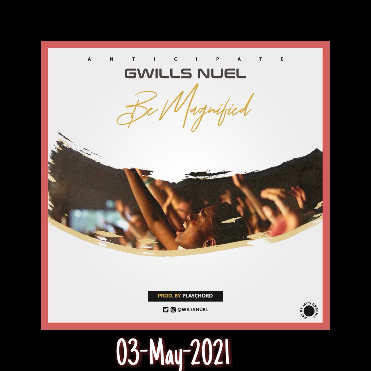 WiLLsNueL's tweet photo. 💃 "Be Magnified" out on #3may ... !
#Gwillsnuel #GodswillEgwu #BeMagnified #gospel #worship #for #worshipleaders #likeforlike #gainsfordays #prepare https://t.co/3QcLJPHzlN
