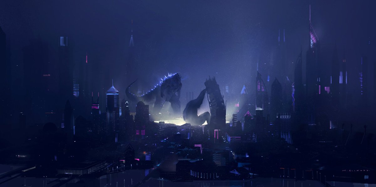 Even poor Godzilla gets an upset tummy once in a while.....
#godzillavkong #Godzilla #conceptart