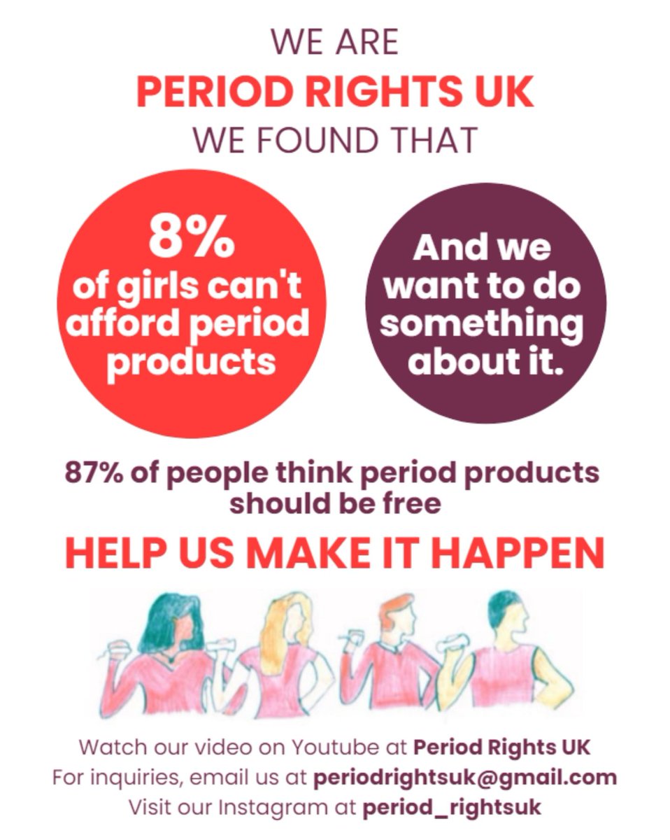 Grace Byrne, Year 13, has been instrumental in a project called 'Period Rights' tackling Period Poverty.  Take a look at this informational video starring Grace: buff.ly/3xsv7Jo Insta: period_rightsuk #periodpoverty #periodrights #SpeakOut