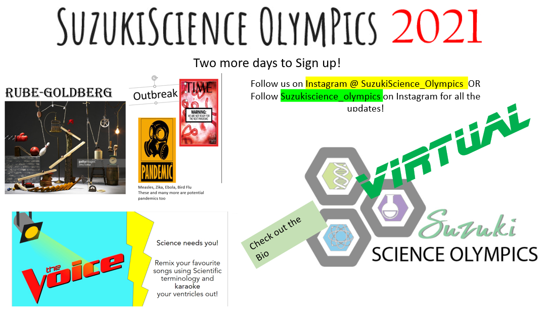 Its not too late. Two more Days to sign up. We are at 150. Let's make that 200 players this year. <a href="/SuzukiScience/">C. Ellis</a> Olympics <a href="/DavidSuzukiSS/">David Suzuki Secondary School</a>