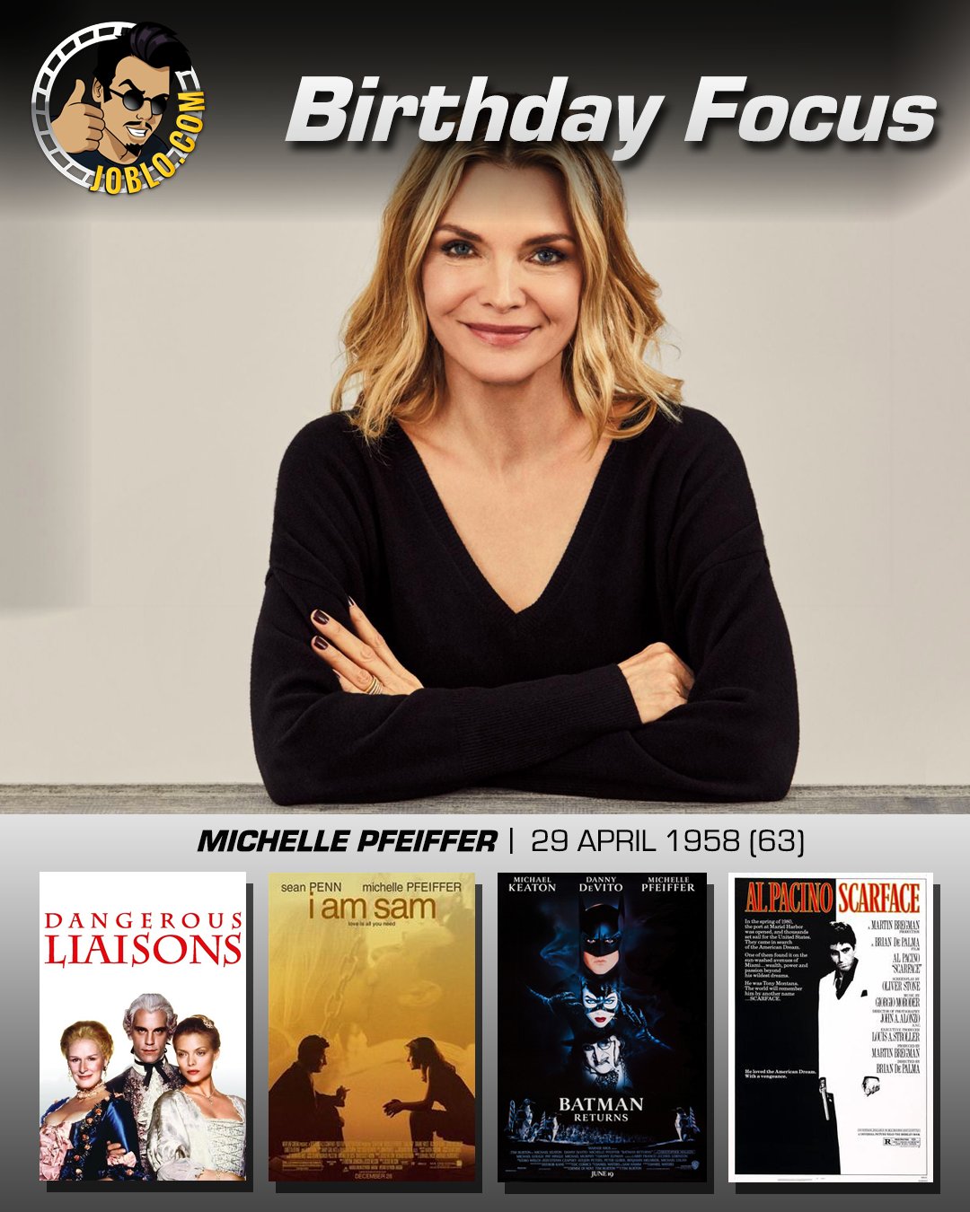 Happy 63rd birthday to the amazing, Michelle Pfeiffer! 