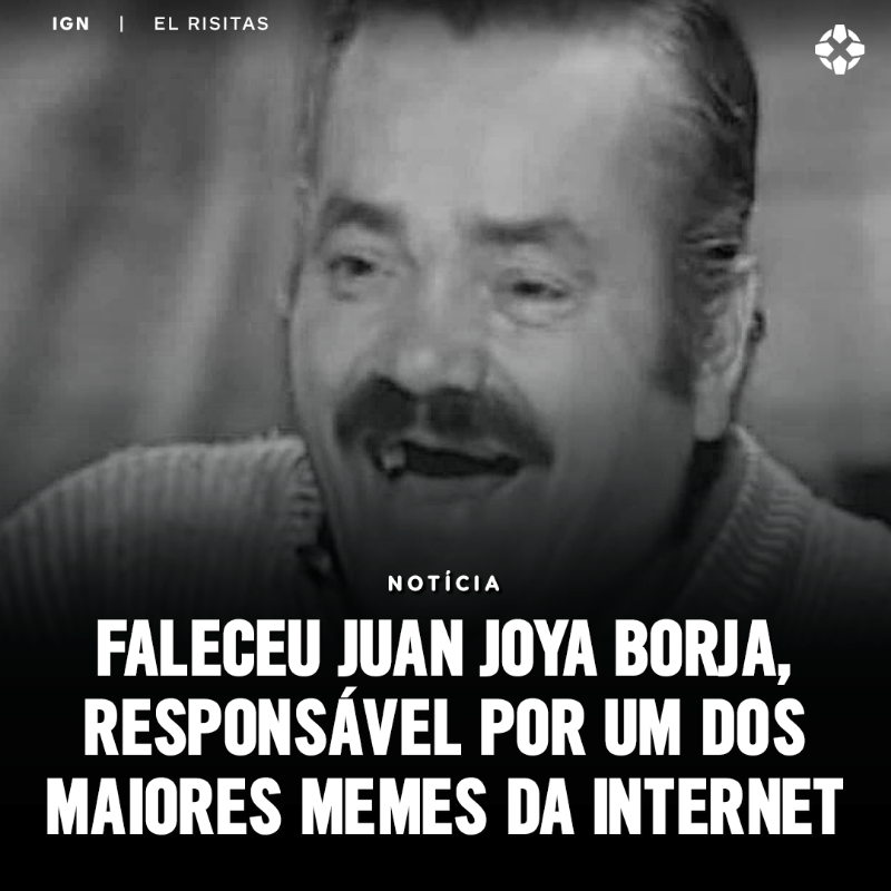 IGNPortugal's tweet photo. Morreu com 65 anos de idade. Joya Borja ficou mundialmente conhecido depois de uma entrevista dada a um meio espanhol.