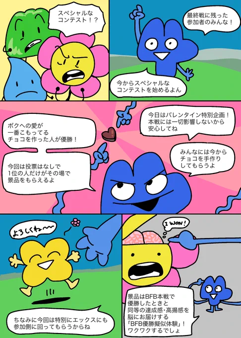 BFB29話の公開前に描いた漫画 
