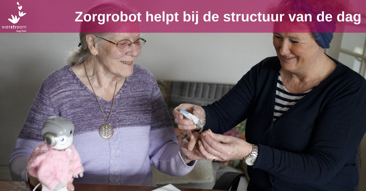 Door lichte #dementie is mevrouw soms de #structuur van de dag kwijt en vergeet ze dingen. Caroline, #wijkverpleegkundige #VierstroomZorgThuis vertelt: “Samen kijken we naar de dagactiviteiten...'' bit.ly/3gMpW1d
#plezierindezorg #zorgrobot #zoetermeer2025 #thuiszorg