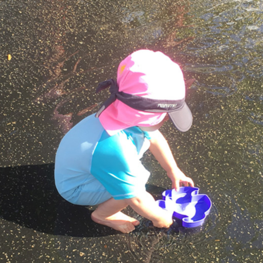 ❤️👶Toddlers love Nammu hat because it stays in place, unlike other sun hats that slide down over their eyes so they can’t see what’s going on around them 🌞👁️😍 #covidhair #nammuhats #Austrlia #USA #family #kids #love #fun #sun #pool #beach #sunProtection #parents #swim