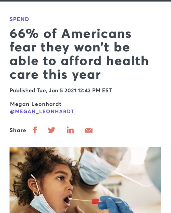 Despite the worst health crisis in modern history, Biden has apparently abandoned his promise to deliver a public option (that you'd still have to buy into).Instead, he has enriched private health insurance corporations with millions of your tax dollars. 10/
