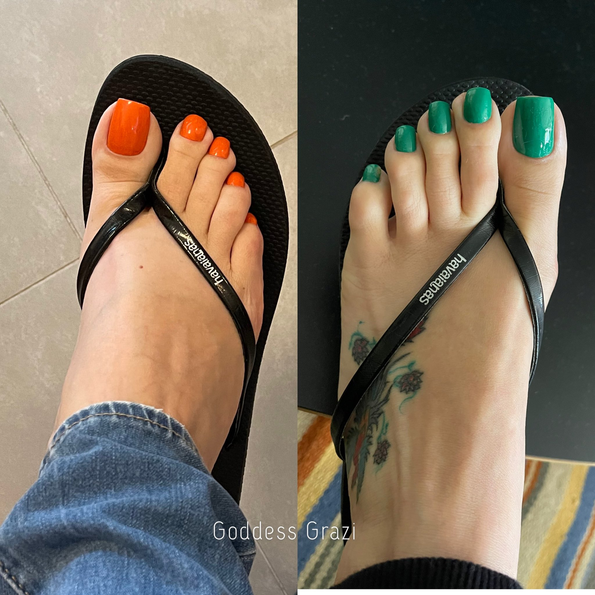 Goddess Grazi on Twitter "Orange or green? https//t.co/R3zZNnROdI