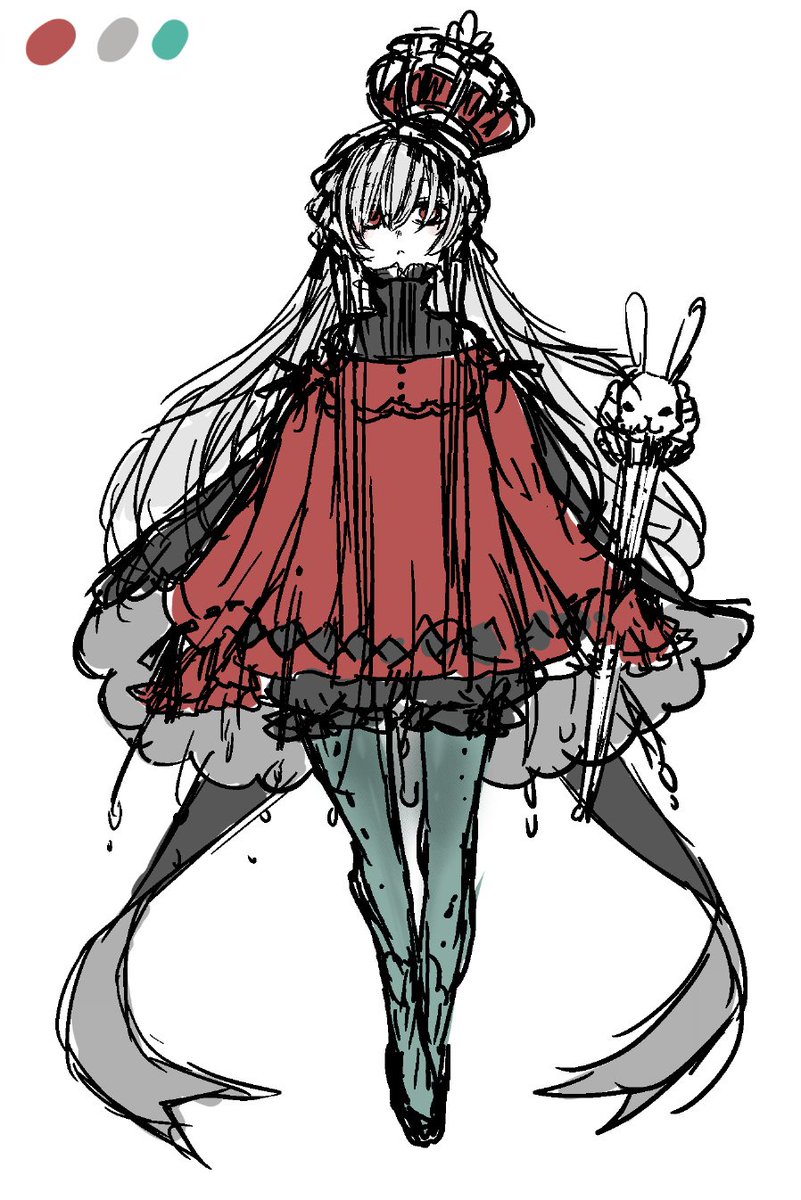 ハートの女王を考えた カワハラ恋 Ren Kawaharaのイラスト ハートの女王を考えた カワハラ恋 Ren Kawaharaのイラスト